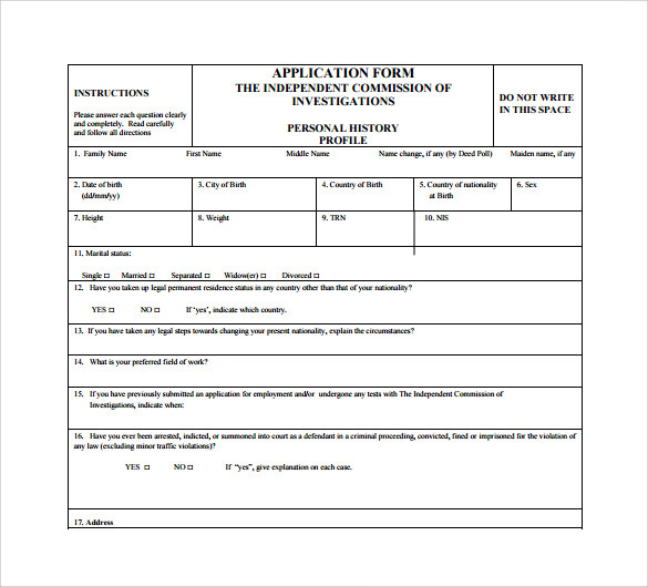 10 Correctional Services Application Form Templates To Download 
