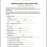 9 Distributor Application Form Templates PDF Free Premium Templates