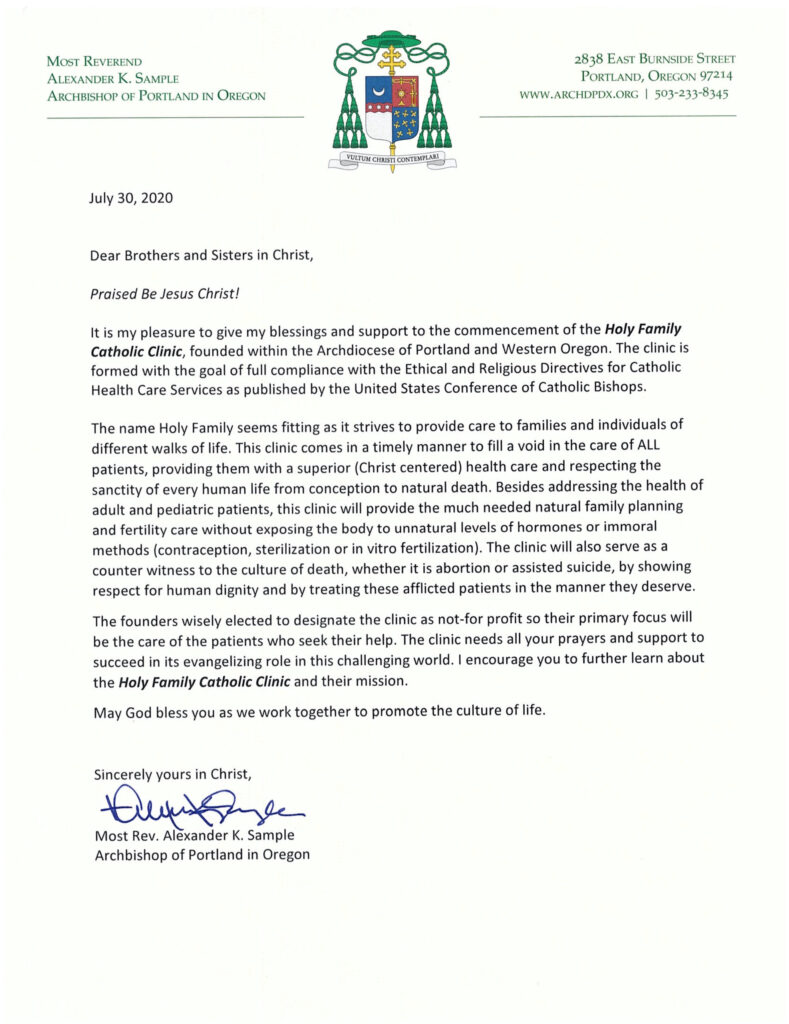 About Holy Family Catholic Clinic