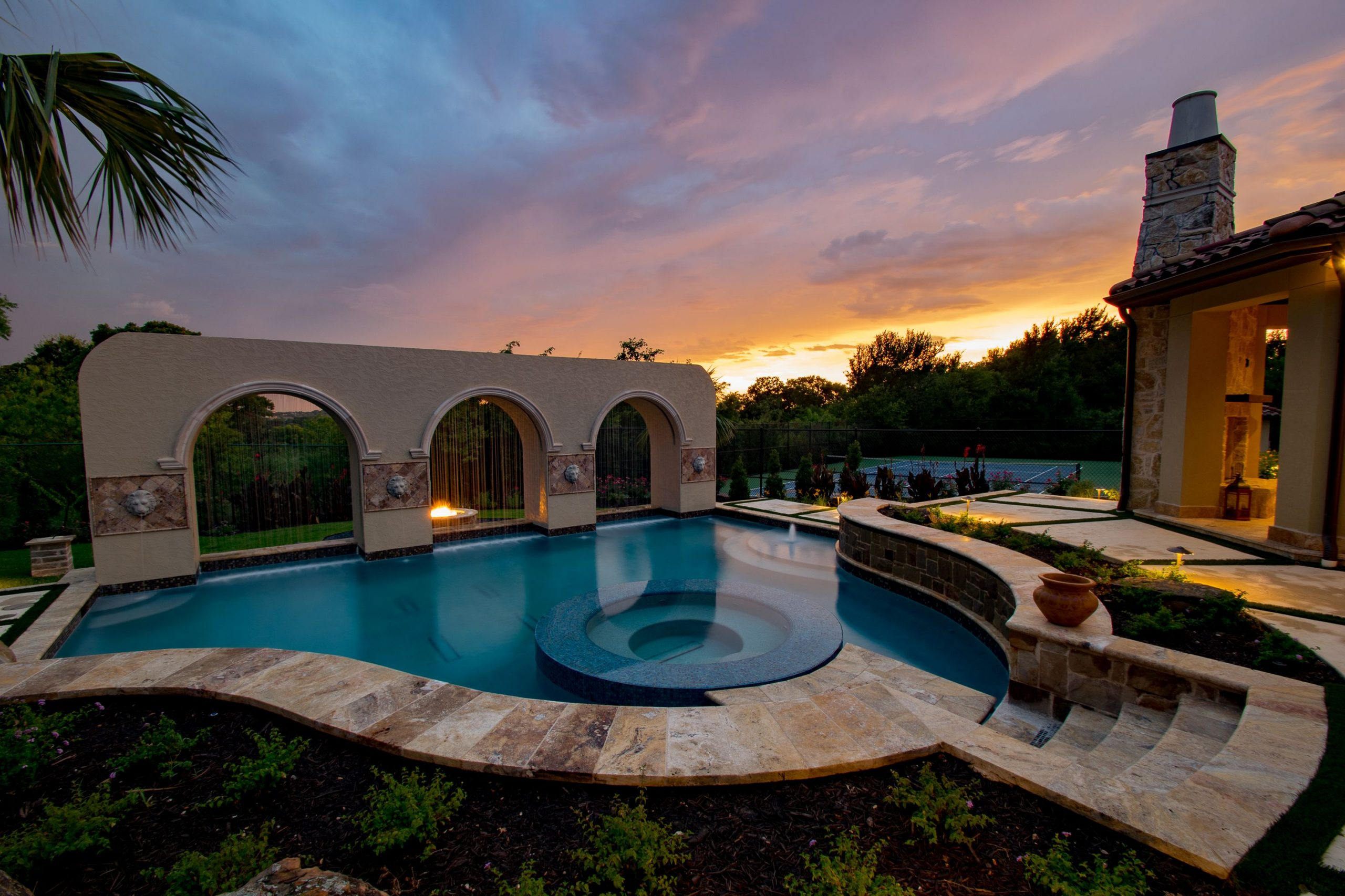 Arches Of Rain Swimming Pool Projects Claffey Pools Arches Of Rain Swimming Pool Projects Claffey Pools
