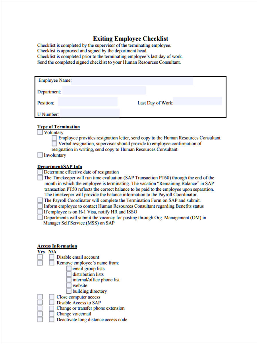 FREE 7 Resignation Clearance Forms In PDF FREE 7 Resignation Clearance Forms In PDF