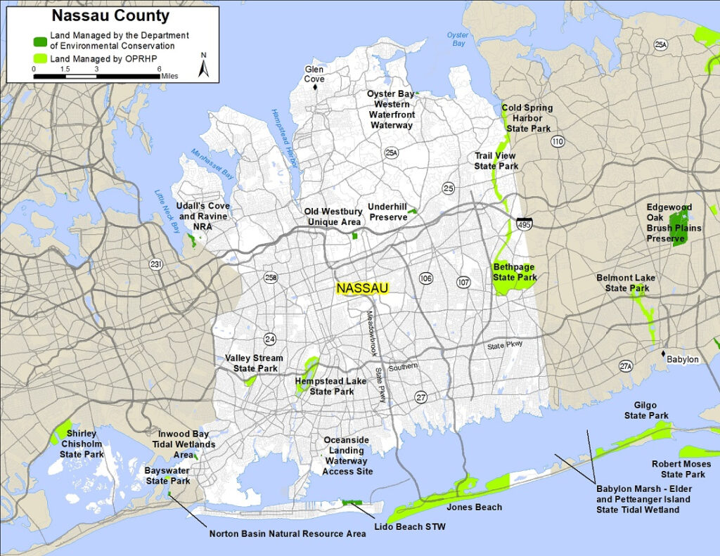 Nassau County Map NYS Dept Of Environmental Conservation